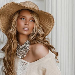کلاه ساحلی مدل هاوایی