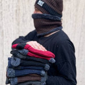 خرید شال و کلاه زمستانی مردانه