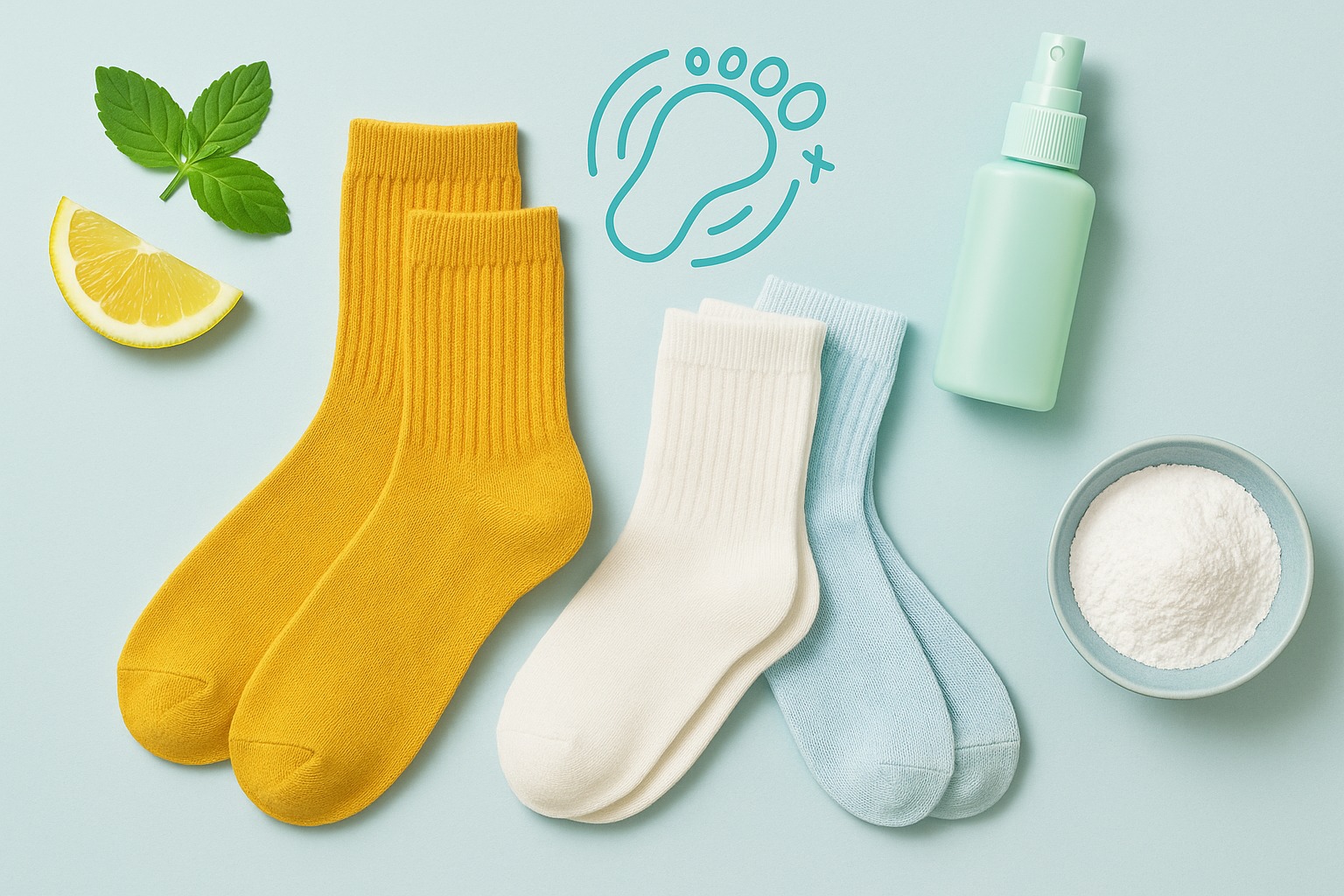 راز پاهای خوشبو در طول روز: ترکیب جوراب مناسب، مراقبت درست و درمان‌های خانگی